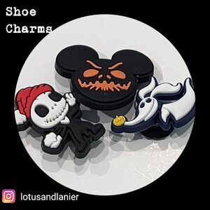Shoe Charms "Nightmare Fore Christmas" Charms Set of 3
